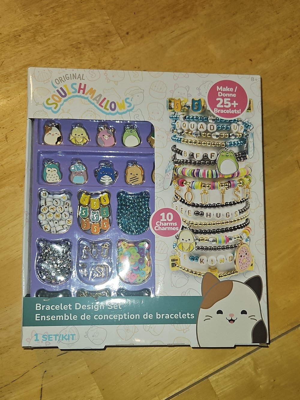 Squishmallows Bracelet Design Set - Pastel Purple, Teal, Yellow, Pink